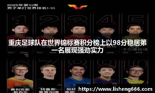 重庆足球队在世界锦标赛积分榜上以98分稳居第一名展现强劲实力